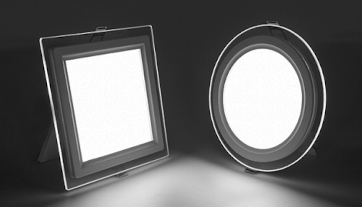 Super Bright LEDs adds decorative edge-lit LED flat panel lighting to product line