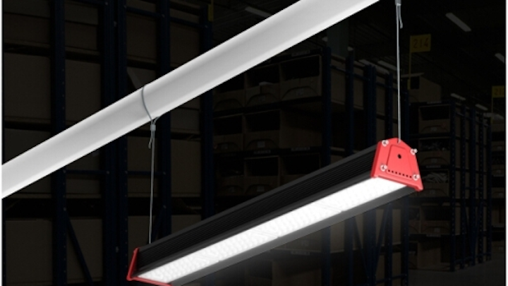 OK LED's HiRack LED warehouse aisle light is selected for Polish factory retrofit