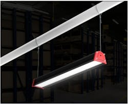 OK LED&apos;s HiRack LED warehouse aisle light is selected for Polish factory retrofit