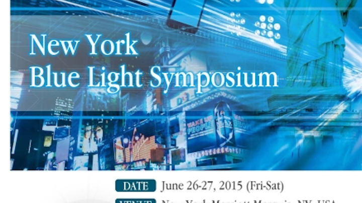 New York Blue Light Symposium will address topics surrounding blue-light emitters