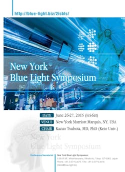 New York Blue Light Symposium will address topics surrounding blue-light emitters