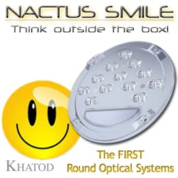Khatod Nactus Smile LED optical system enables various beam angles for area lighting