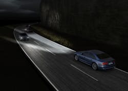 LRC will evaluate adaptive LED headlamps, studying the European Audi A7