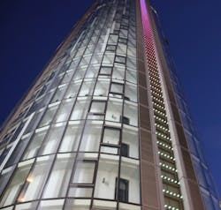 LTP takes interactive architectural LED lighting to new heights for Barratt London