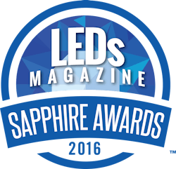 LEDs Magazine announces second annual Sapphire Awards ceremony and Gala