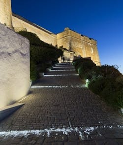 LED projectors cast new light on the historic Citadel of Bonifacio