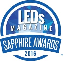 Applications are now being accepted for the Second Annual LEDs Magazine Sapphire Awards