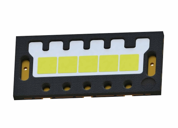 Osram Opto demonstrates five-emitter packaged LED for automotive headlamps