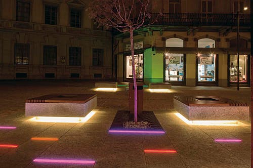 B Light supplies enticing LED lighting to medieval Bellinzona, Switzerland