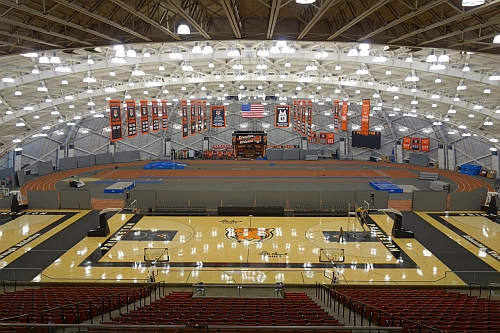 Princeton retrofits Jadwin Gym with LED sports lighting and wireless controls