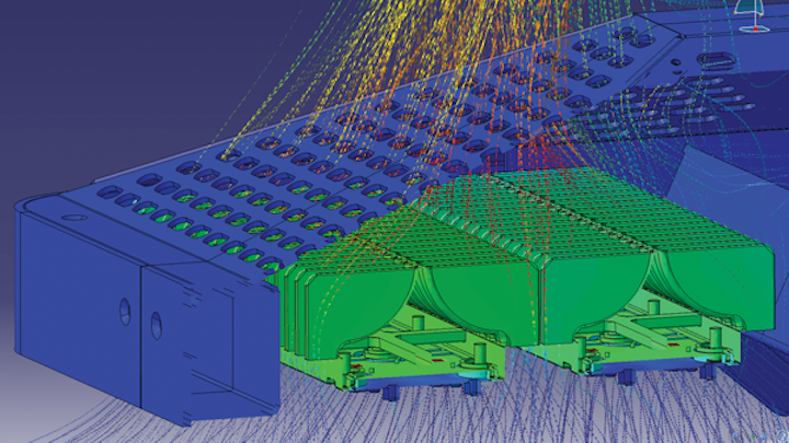 Simulation enables optimum LED street light heat-sink design (MAGAZINE)