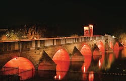 Philips LED fixtures reveal architecture of Turkey&apos;s Tunca Bridge
