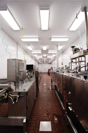 Go green and clean with industrial LED lighting for food and beverage manufacturing (MAGAZINE)