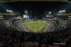New LED sports lighting projects extend the energy savings, control, and special effects capabilities of SSL to America&rsquo;s Pastime.