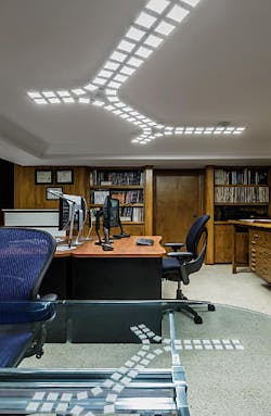 DOE Gateway demonstration tests OLED lighting in an office setting