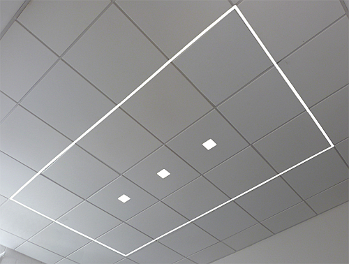 Goldeneye linear LED lighting can be integrated into architecture