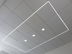 Goldeneye linear LED lighting can be integrated into architecture
