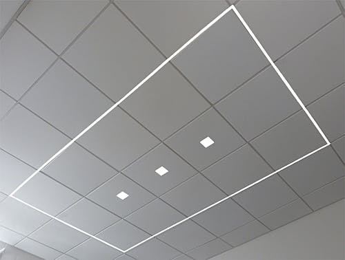Goldeneye linear LED lighting can be integrated into architecture