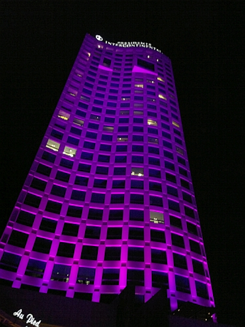 Hermes illuminates Mexico's 150m Paragon Tower with PR Lighting LED fixtures