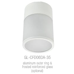 GlacialLight&apos;s 35W LED ceiling light is dimmable