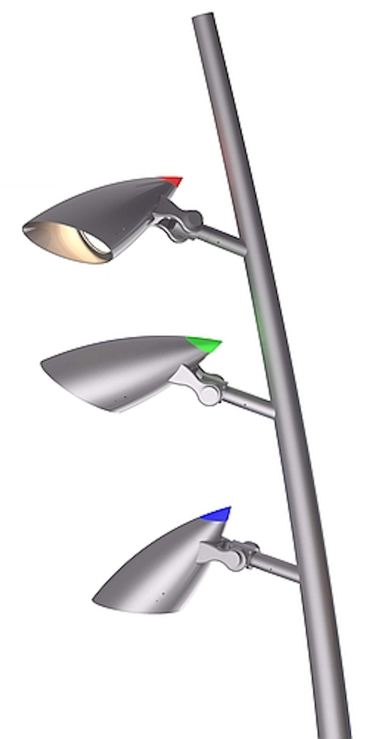 HessAmerica 's ARINI outdoor LED lighting system provides flood and accent lighting