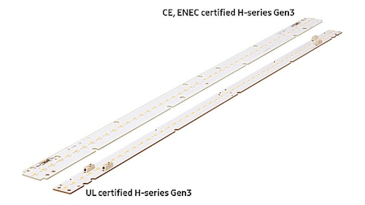 Samsung introduces H-Series high-performance linear LED modules for indoor lighting applications