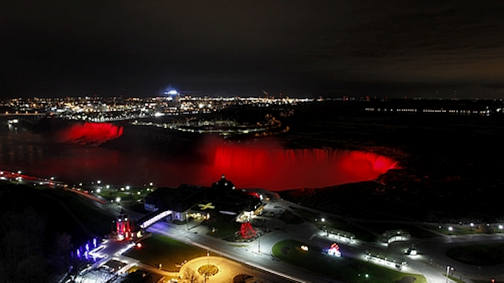 Landmark Niagara Falls get dynamic RGB LED lighting upgrade
