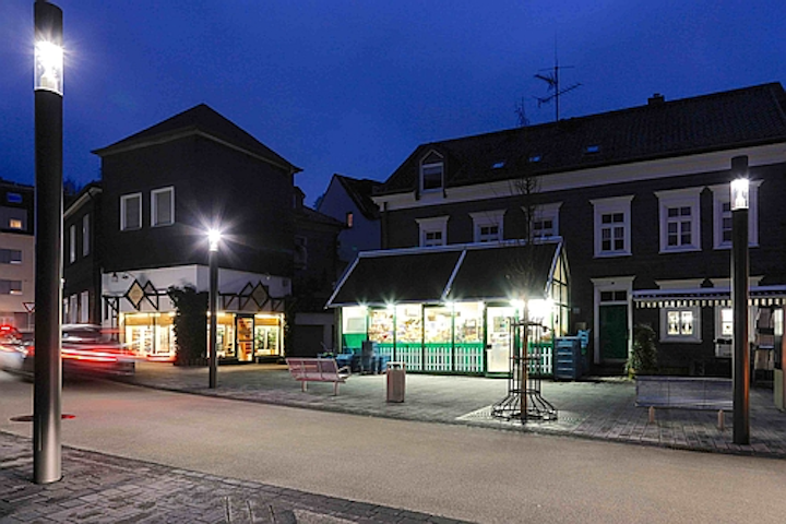 German town taps Bluetooth-enabled outdoor LED luminaires to transmit information about what's happening