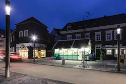 German town taps Bluetooth-enabled outdoor LED luminaires to transmit information about what&apos;s happening
