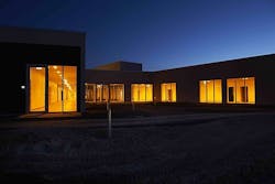Evening and night-time amber colors deliver via a circadian lighting system help patients rest at the Aabenraa Psychiatric Hospital.