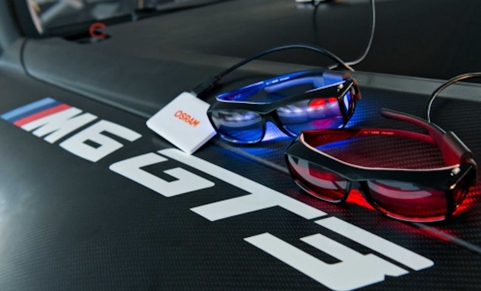 Human-centric lighting will speed ahead at a grueling 24-hour race in Germany this week, where drivers will don special Osram eyeglasses.