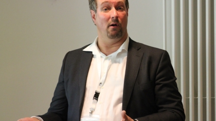 The dust may never truly settle on wireless lighting control standards, but the industry must strive for better interoperability, noted Osram's Mark Vermeulen. (Photo credit: Mark Halper.)