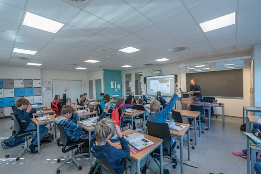 Norwegian school installs tunable LED lighting to enhance learning in human-centric lighting application