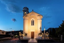 Ancient Church of Porza gets stunning yet non-invasive LED lighting retrofit