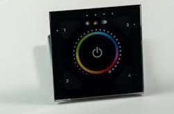 Helvar adds touch-wheel for circadian lighting control