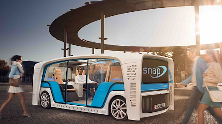 Smart autonomous vehicle is full of LEDs, and not just for lighting