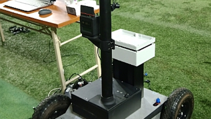 Robot helps light Japan’s Toyota Stadium