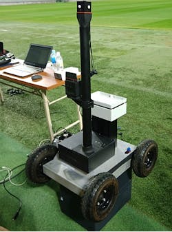 Robot helps light Japan&rsquo;s Toyota Stadium