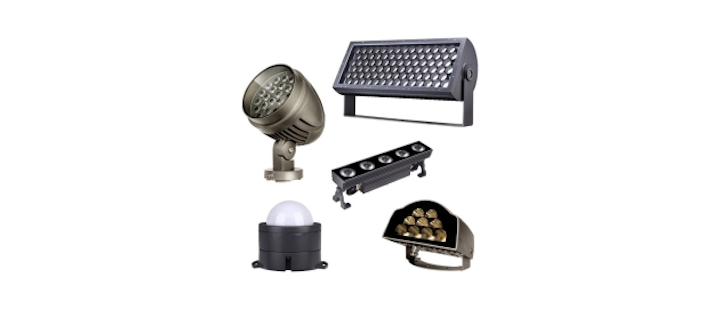 Clockwise from Top Right: Newly launched ProPoint Vista, ProPoint Linear, ProPoint Sconce, ProPoint Pixel, and previously launched ProPoint Wall Washer.