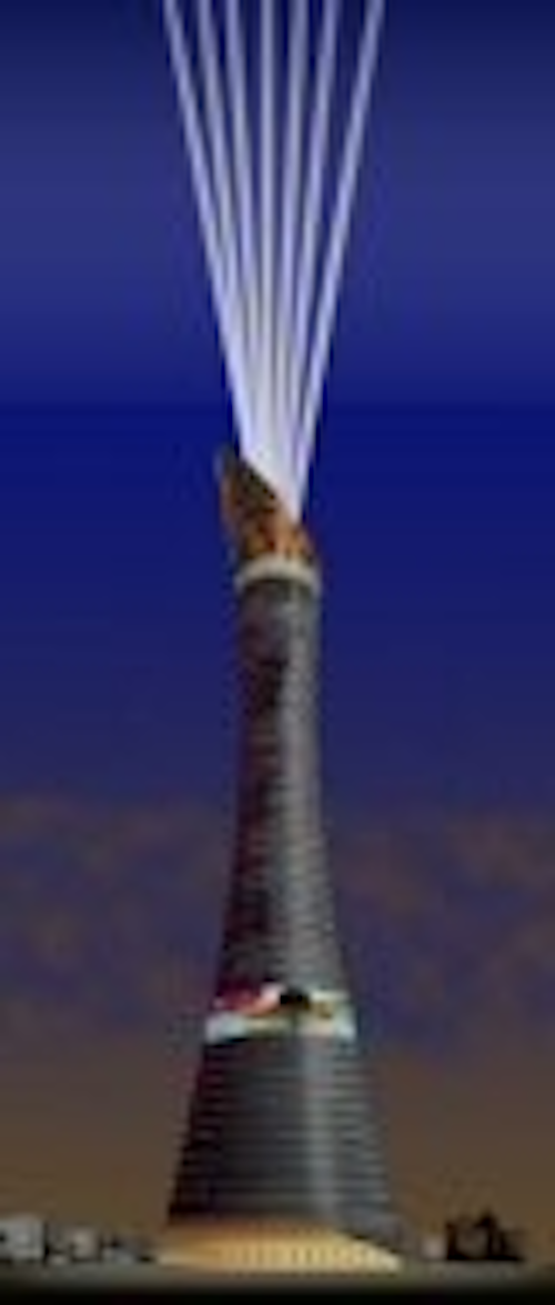 KSLD unveils LED lighting skin for Qatar tower LEDs Magazine