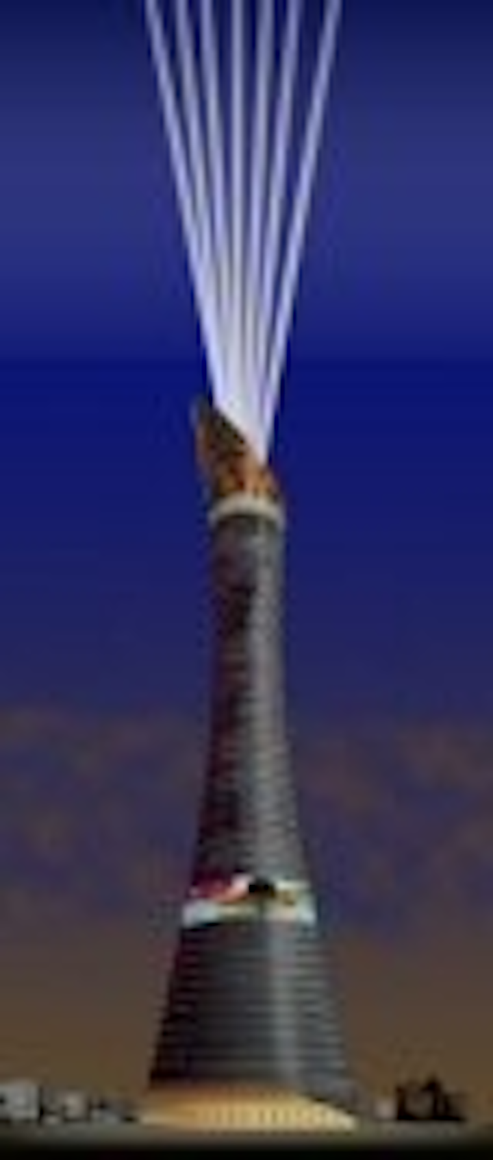 KSLD unveils LED lighting skin for Qatar tower | LEDs Magazine