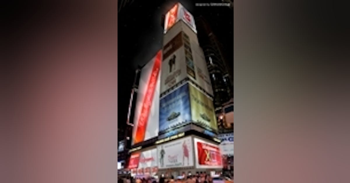 Walgreens lights up colossal multi component LED sign in Times