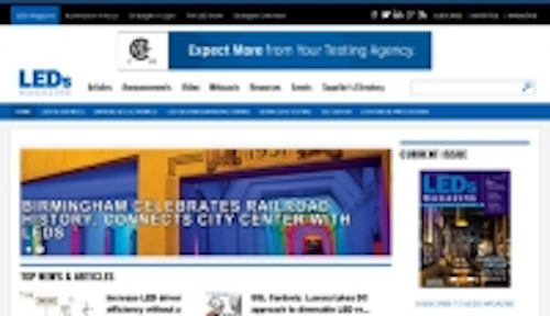 LEDsmagazine.com gets major upgrade designed to better serve visitors