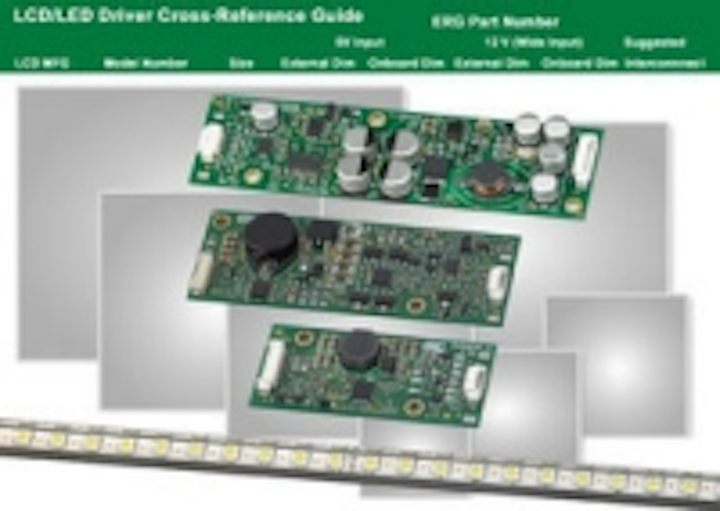 Trein agenda vloeistof ERG online cross-reference offers industry's largest range of LED drivers  for OEM LCDs | LEDs Magazine