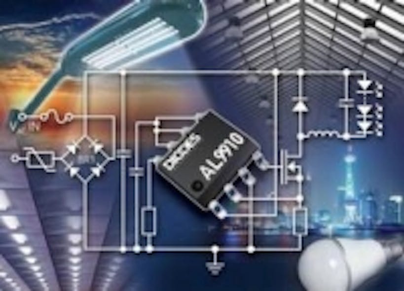 Diodes Inc. LED driver handles rigors of higher voltage offline