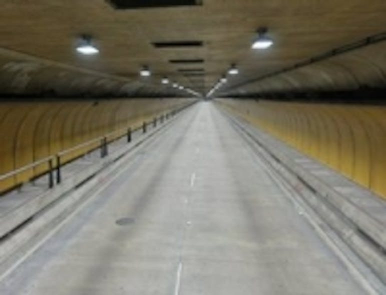 NeoNeon LED fixtures used in tunnel illumination project in Brazil