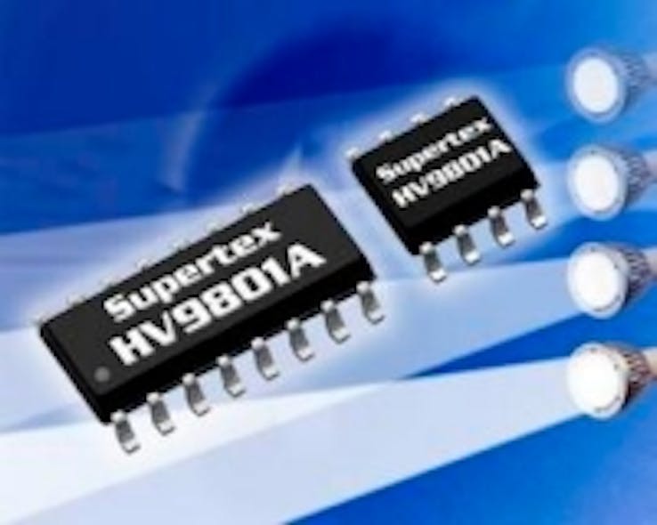 Switch dimmable LED driver from Supertex works with any standard light switch LEDs Magazine