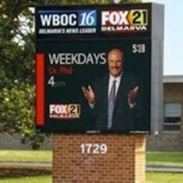 WBOCTV/FOX21 and Watchfire Signs Take HiDef TV Outside the Box LEDs