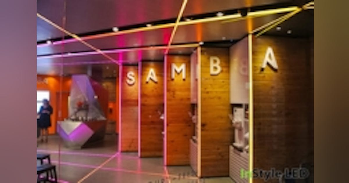 InStyle programmable LED tape enhances flagship Samba Swirl frozen yogurt store LEDs Magazine