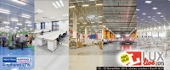 Amphenol LTW offers intelligent lighting interconnect products at LuxLive 2015